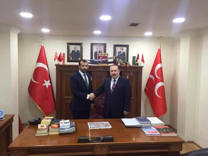 ESENLER AK PARTİ İLÇE TEŞKİLATINDAN, MHP’YE ZİYARET