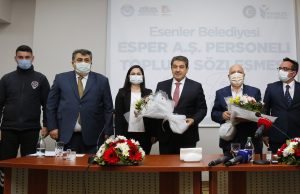 ESENLER BELEDİYESİ’NDE TOPLU SÖZLEŞME SEVİNCİ