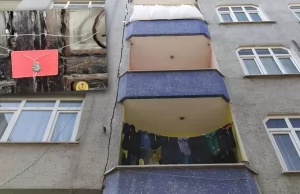 ESENLER’DE HASAR OLUŞAN BİNALAR BOŞALTILDI