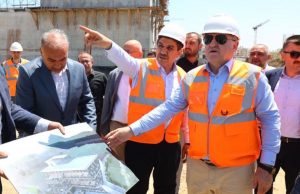 BAKAN BAK ESENLER ARENA İNŞAATINI İNCELEDİ