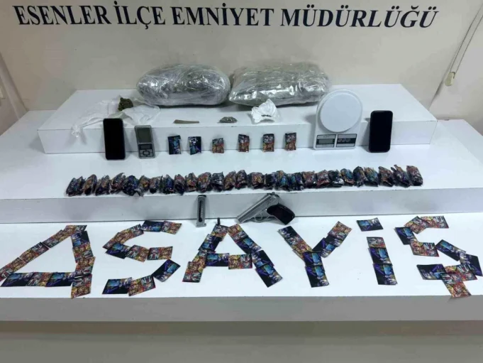 SAKIZ KUTUSUNDA UYUŞTURUCU