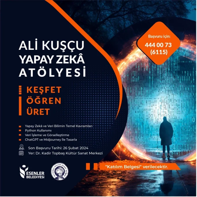 HAYDİ YAPAY ZEKA ATÖLYESİ’NE!