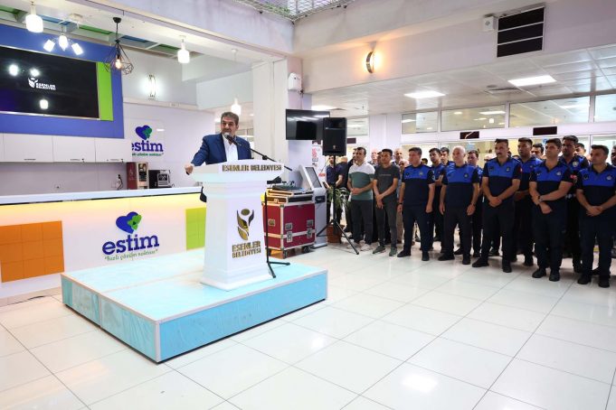 BELEDİYEDE BAYRAMLAŞMA