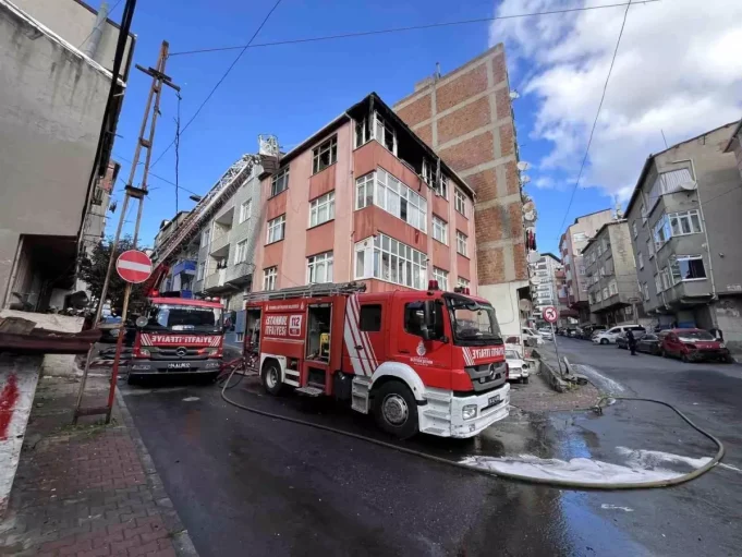 ORUÇREİS’TE YANGIN